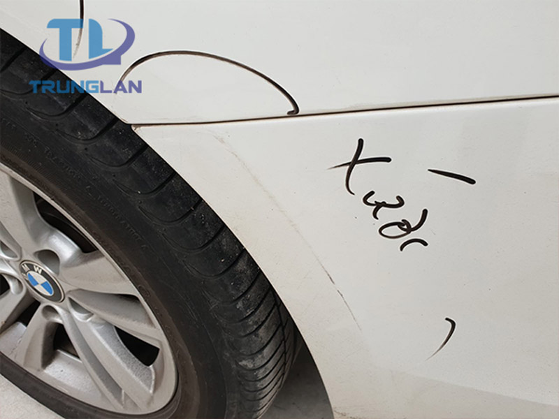 Sơn bảo hiểm xe tại Luck Auto